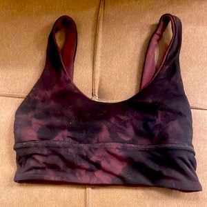 Burgundy Lululemon Reversible Align Bra